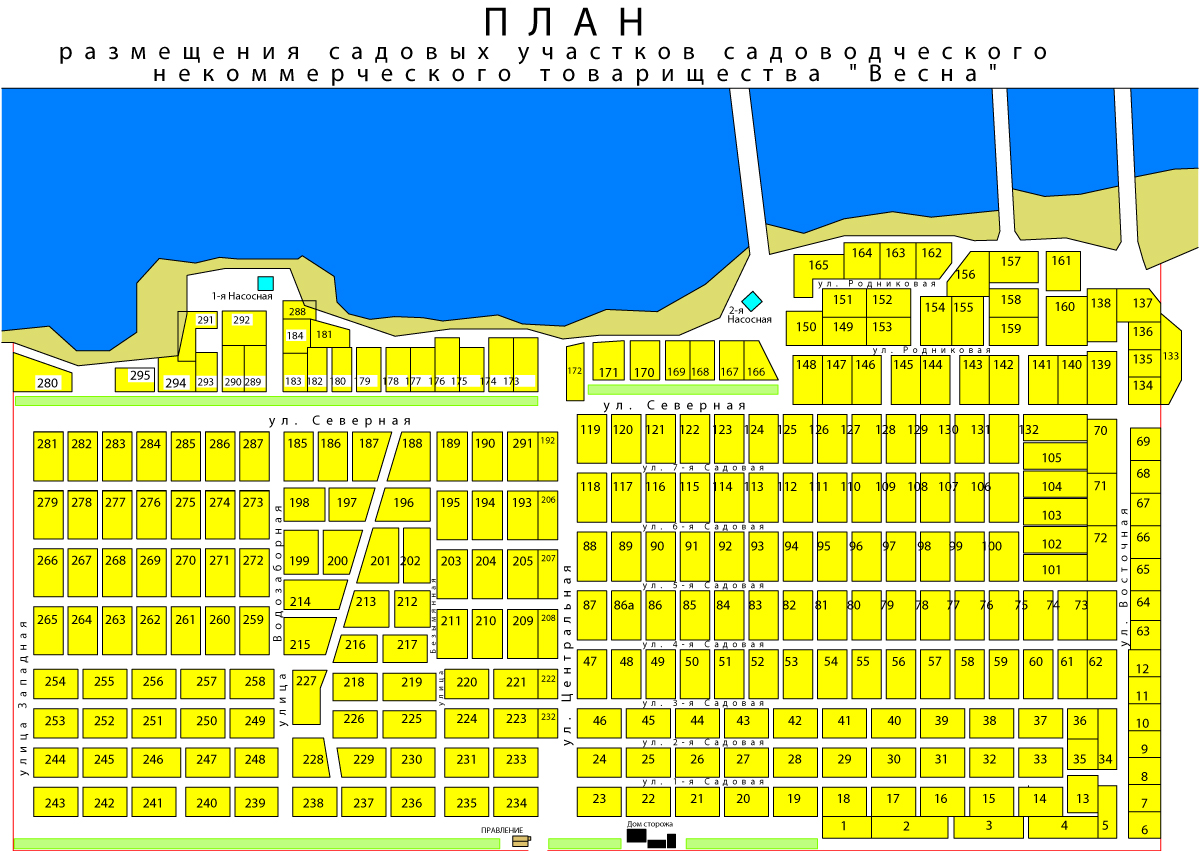 План снт строитель 2